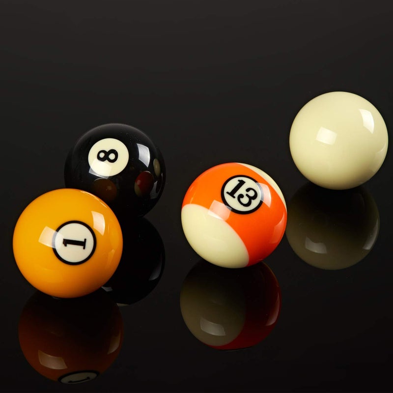 Collapsar AAA Grade Billiard Pool Table Billiard Ball Set,2-1/4" Regulation Size Full of 16 Resin Billiard Balls(Several Styles Available) (Art Number with Black Circle Style) - Image 3